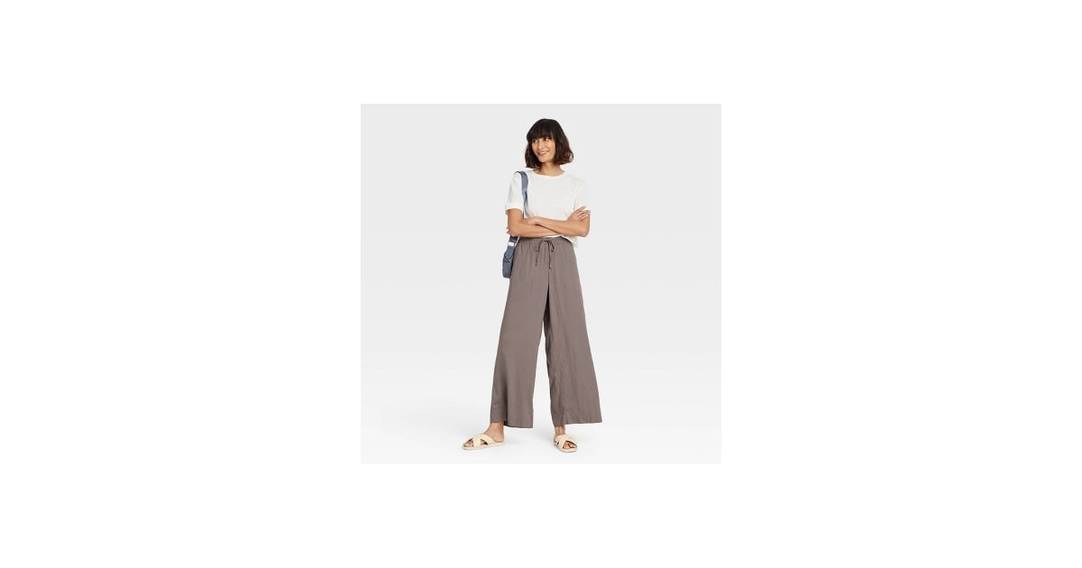 A New Day Women's Mid-Rise Wide Leg Pants