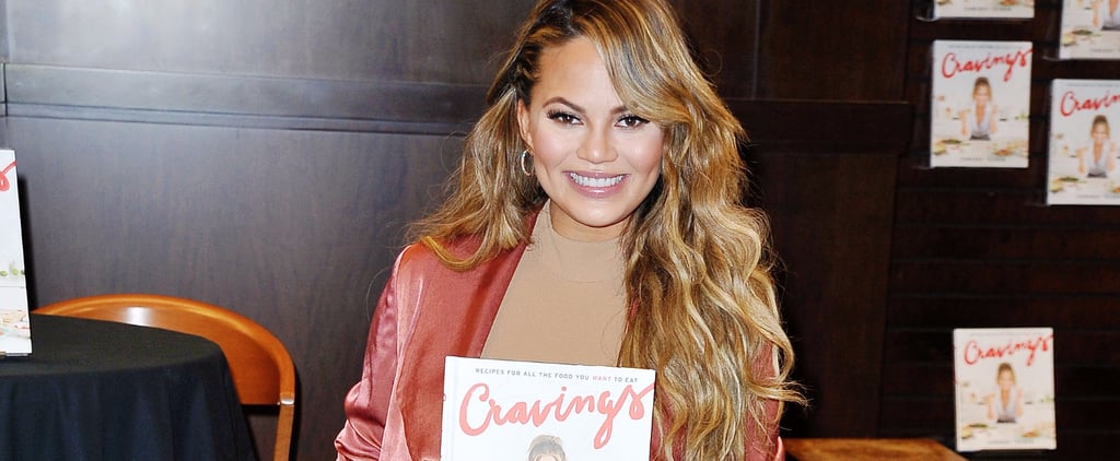 Chrissy Teigen Teaches Colbert a Recipe From Her Cookbook
