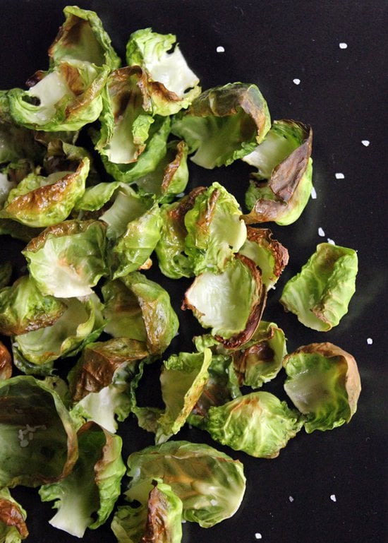 Roasted Brussels Sprouts Chips