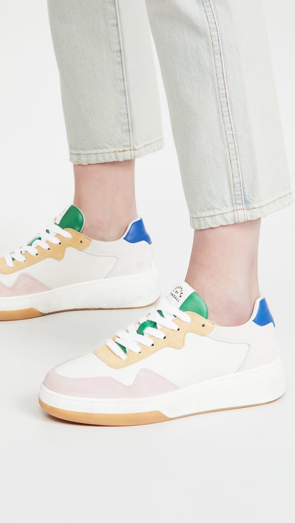 Loeffler Randall Logan Leather Rainbow Sneaker | Rainbow sneakers, Black  leather sneakers, Sneakers