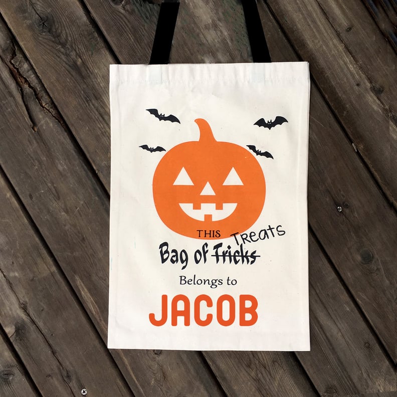 "This Bag of Treats Belongs to . . . " Personalized Tote