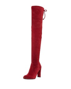 Stuart Weitzman Highland Suede Over-The-Knee Boot