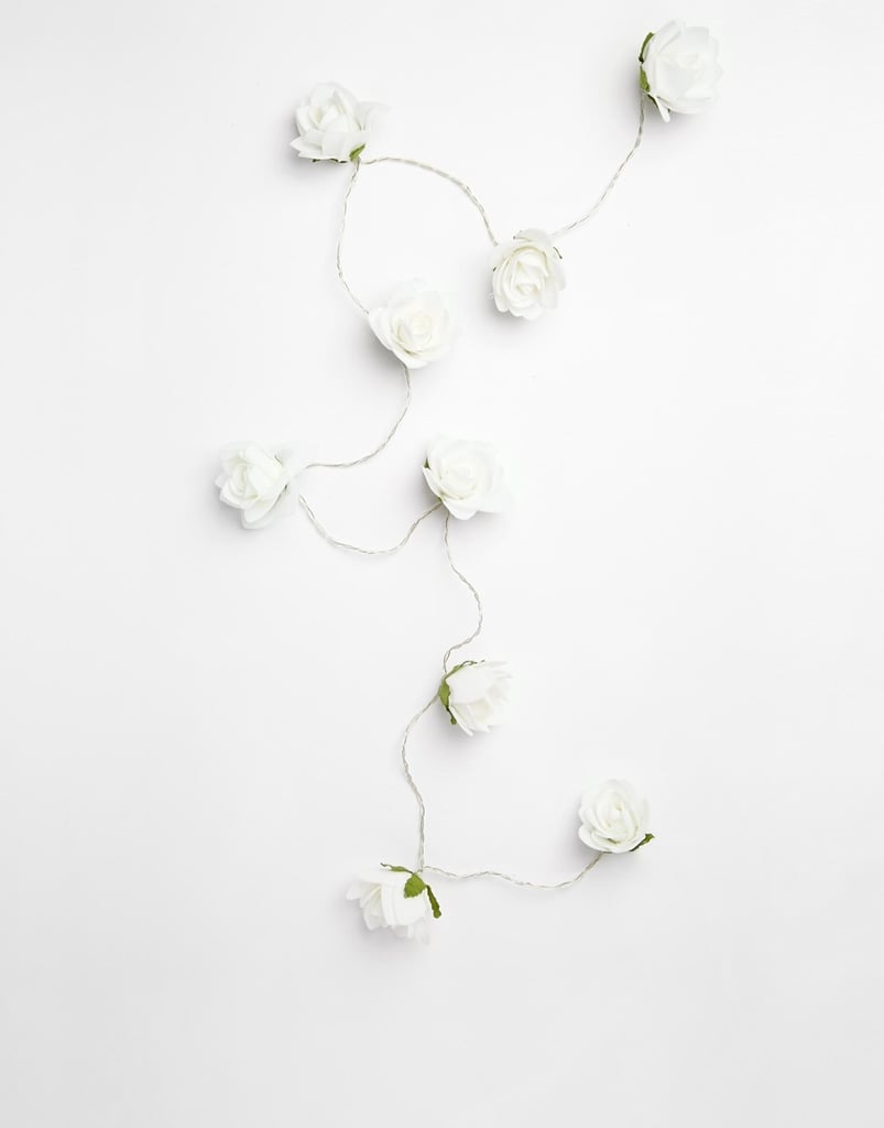 If you're looking for an easy way to add romance to your home, look no further than these rose LED lights ($23). You can style them indoors or use them as decor at your next garden party.
— MW