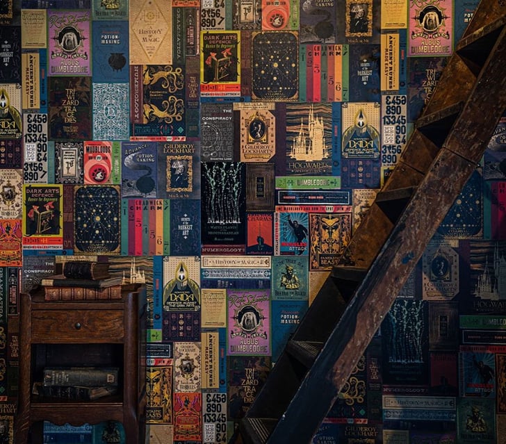Hogwarts Library Book Covers Wallpaper | Harry Potter ...