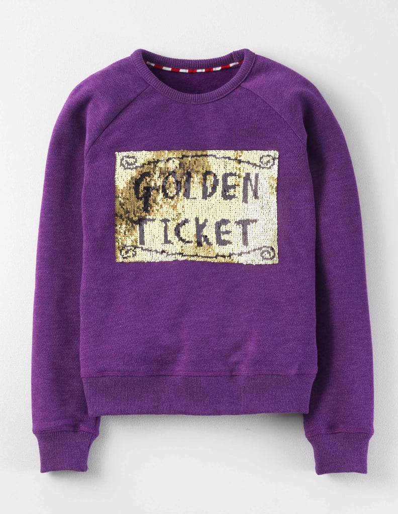 Mini Boden Roald Dahl "Golden Ticket" Sweatshirt