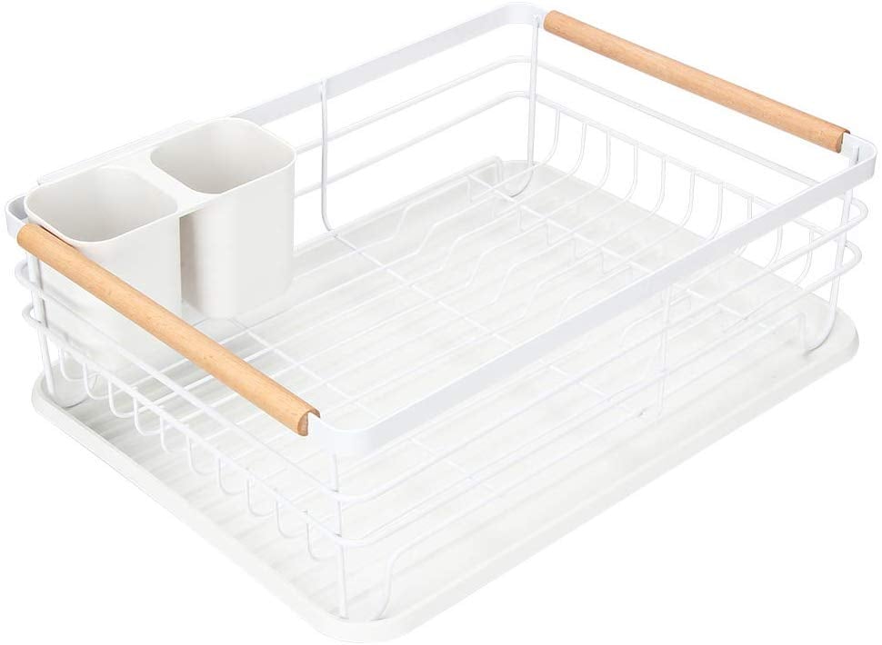 Modern Wood Handle Dish Rack Most Popular Kitchen Products on Amazon