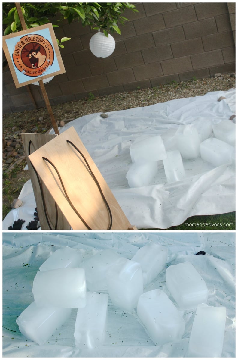 Frozen Ice Block Races