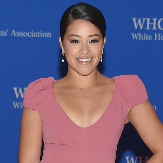 Gina Rodriguez Uses Fake Belly to Her Advantage