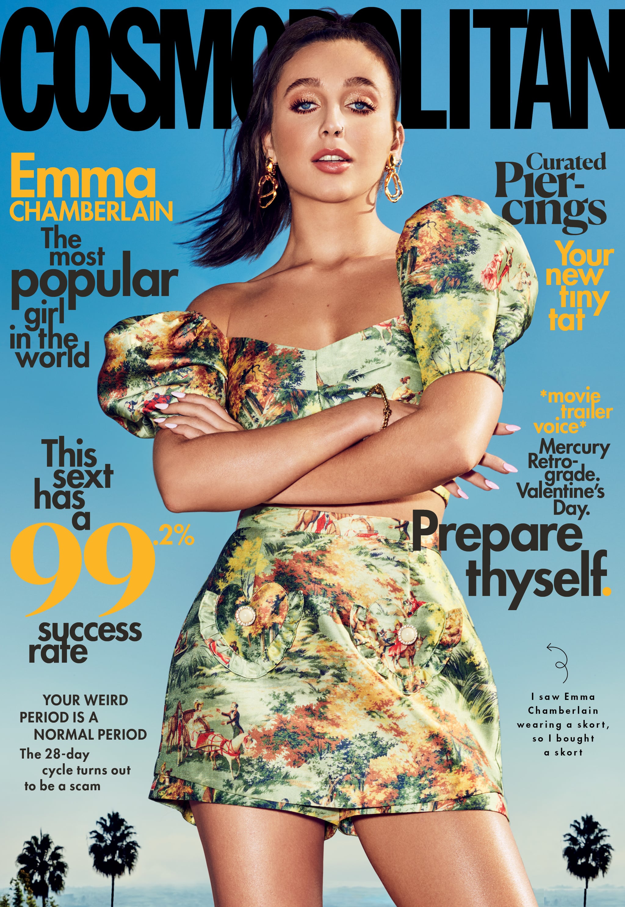 Emma Chamberlain Talks Personal Style With Cosmo, Photos