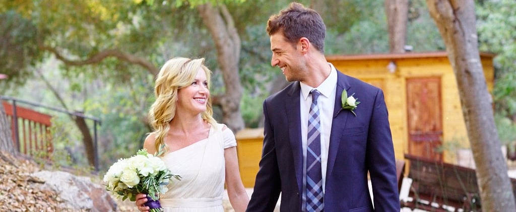 Angela Kinsey's Wedding Dress