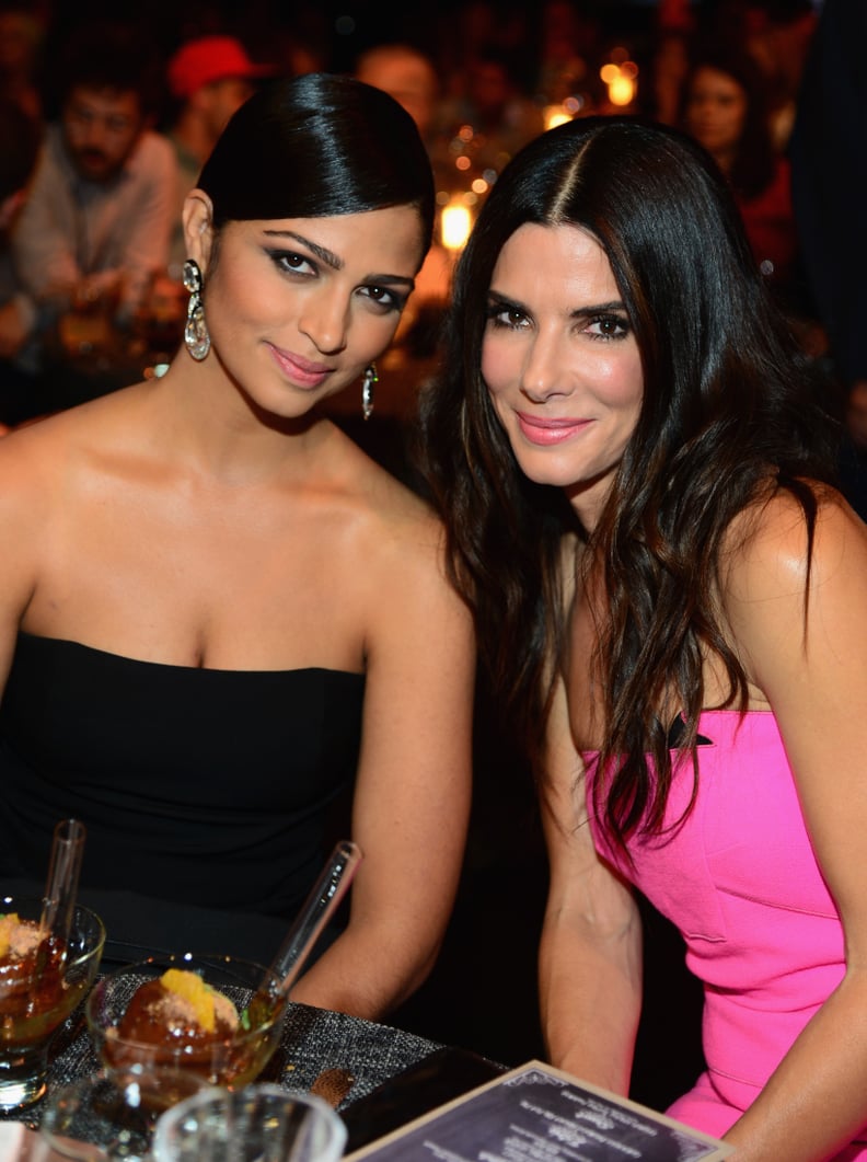 Camila Alves and Sandra Bullock