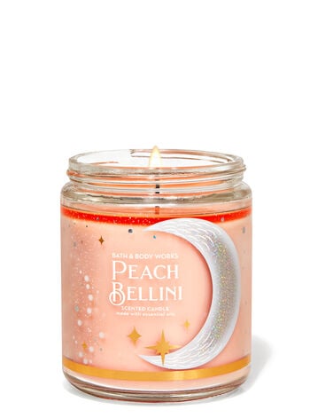 Peach Bellini Single Wick Candle