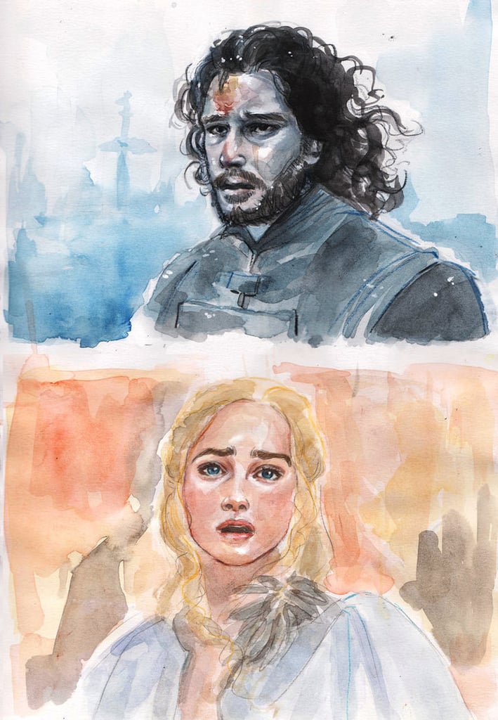 Jon Snow and Daenerys Fan Art