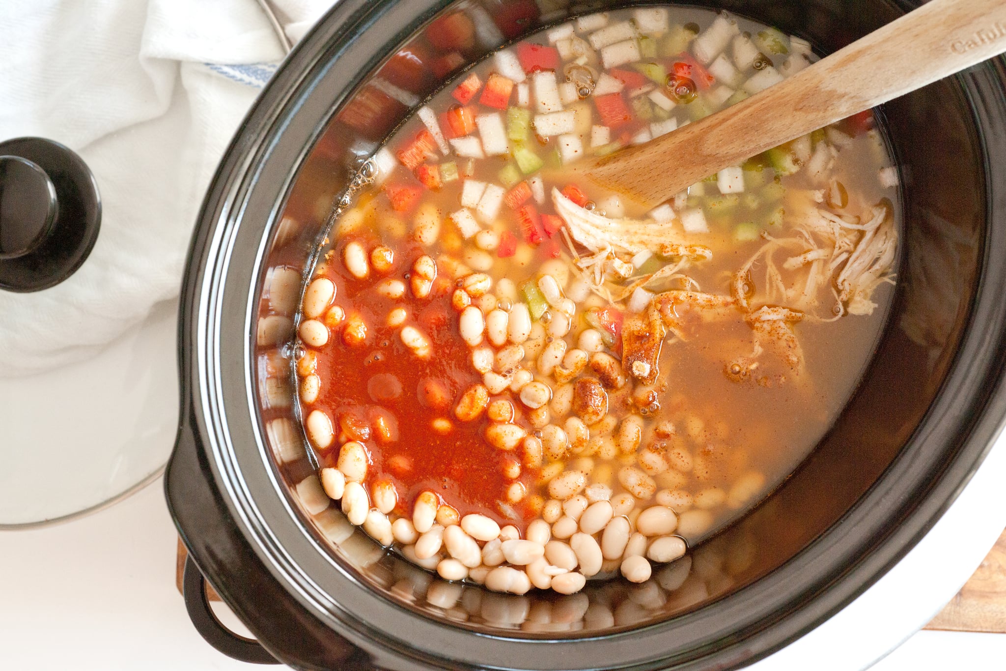SlowCooker Turkey Enchilada Soup POPSUGAR Food