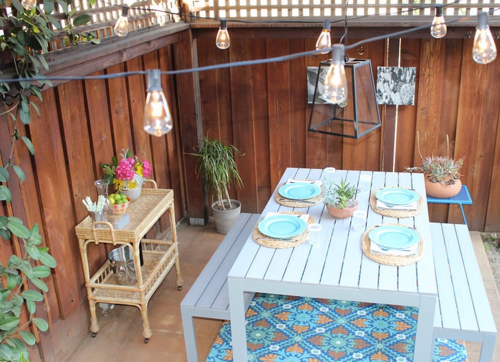 After Tips For Creating an Outdoor Dining Area on a Budget POPSUGAR