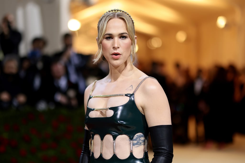 Tommy Dorfman Wears Cutout Latex Gown to First Met Gala