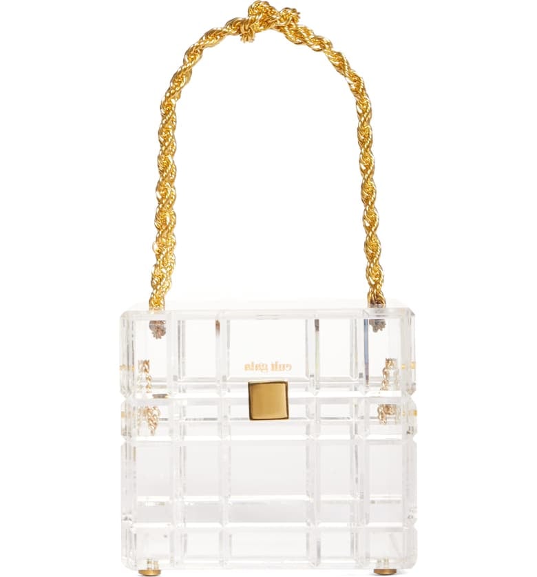 Cult Gaia Phaedra Clear Handbag