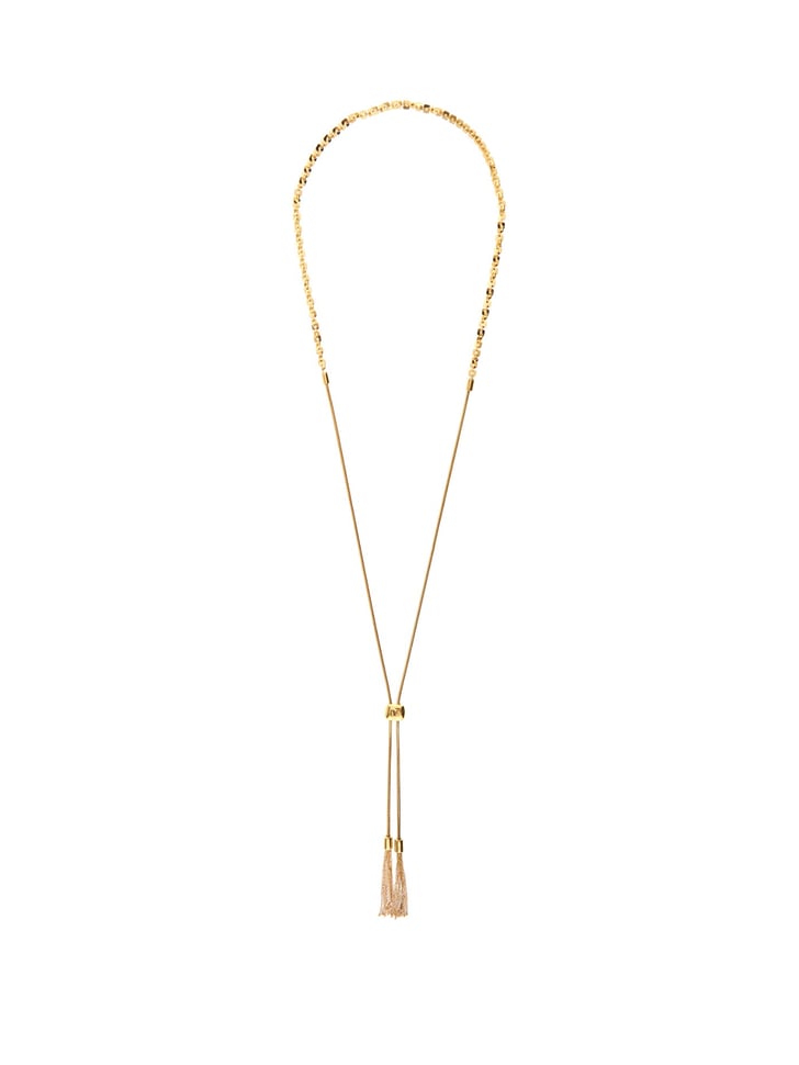 Diane von Fürstenberg Tassel Gold-Plated Necklace ($100) | Cheap ...