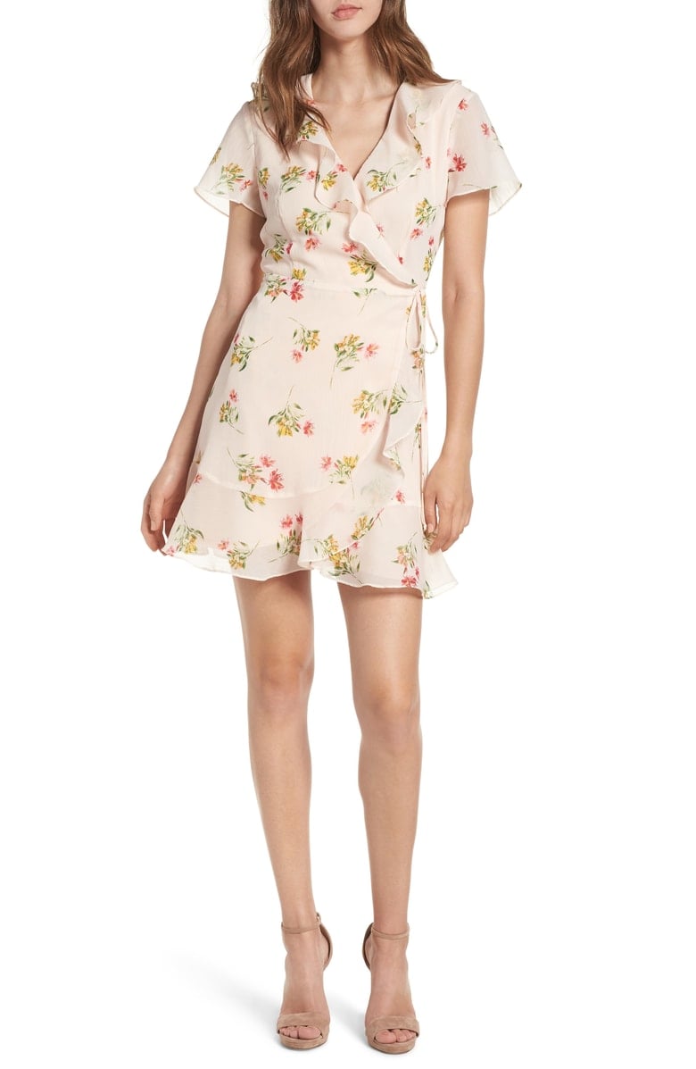 Colie ruffle on sale wrap dress