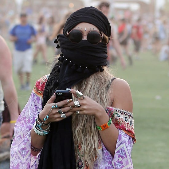 Celebrities Wearing Masks at Coachella 2014
