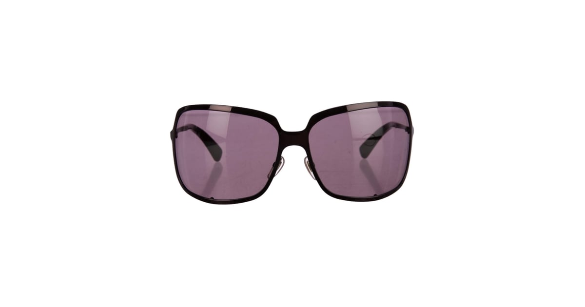 Saint Laurent Oversize Sunglasses ($95) | Victoria Beckham Wearing a ...