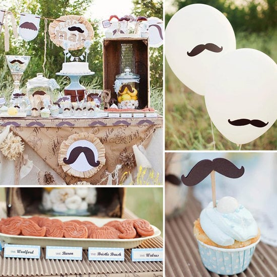 A Little Man Mustache Baby Shower