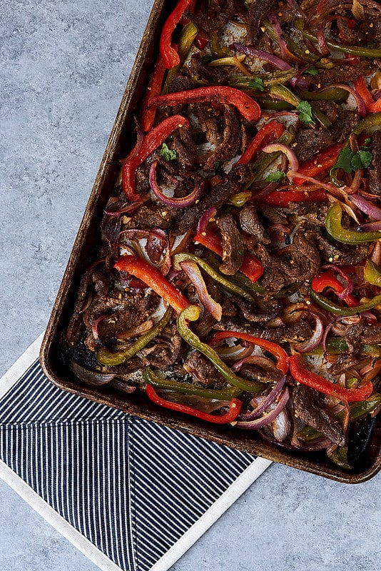 Sheet Pan Steak Fajitas Whole30 Summer Recipes POPSUGAR Fitness Photo 6