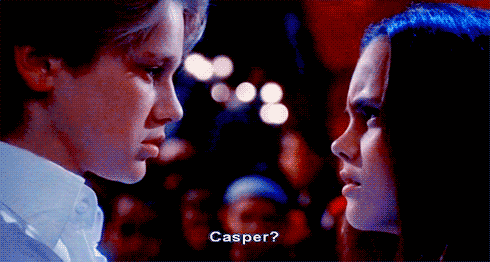 Then She Kissed Casper! As in, Devon Sawa!