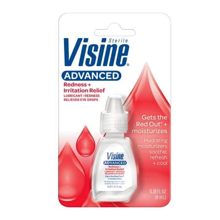 Visine Eye Drops, Advanced Redness Relief