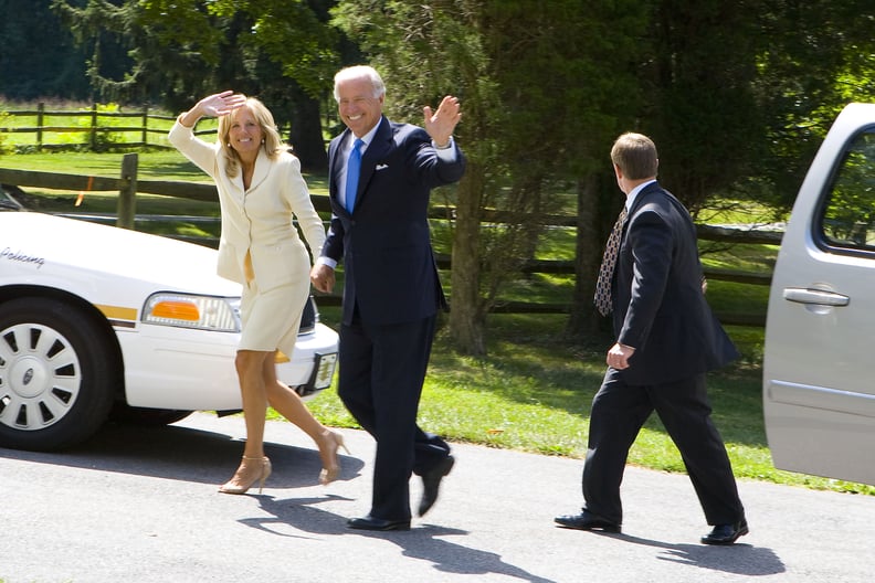 Joe and Jill Biden in 2008