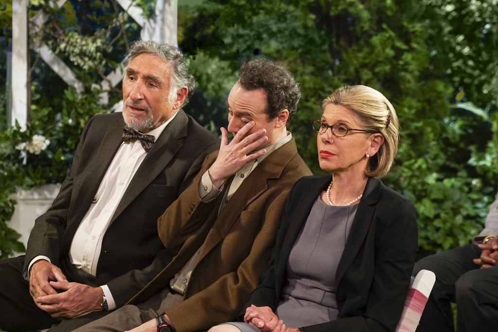 Alfred (Judd Hirsch) and Beverly (Christine Baranski).