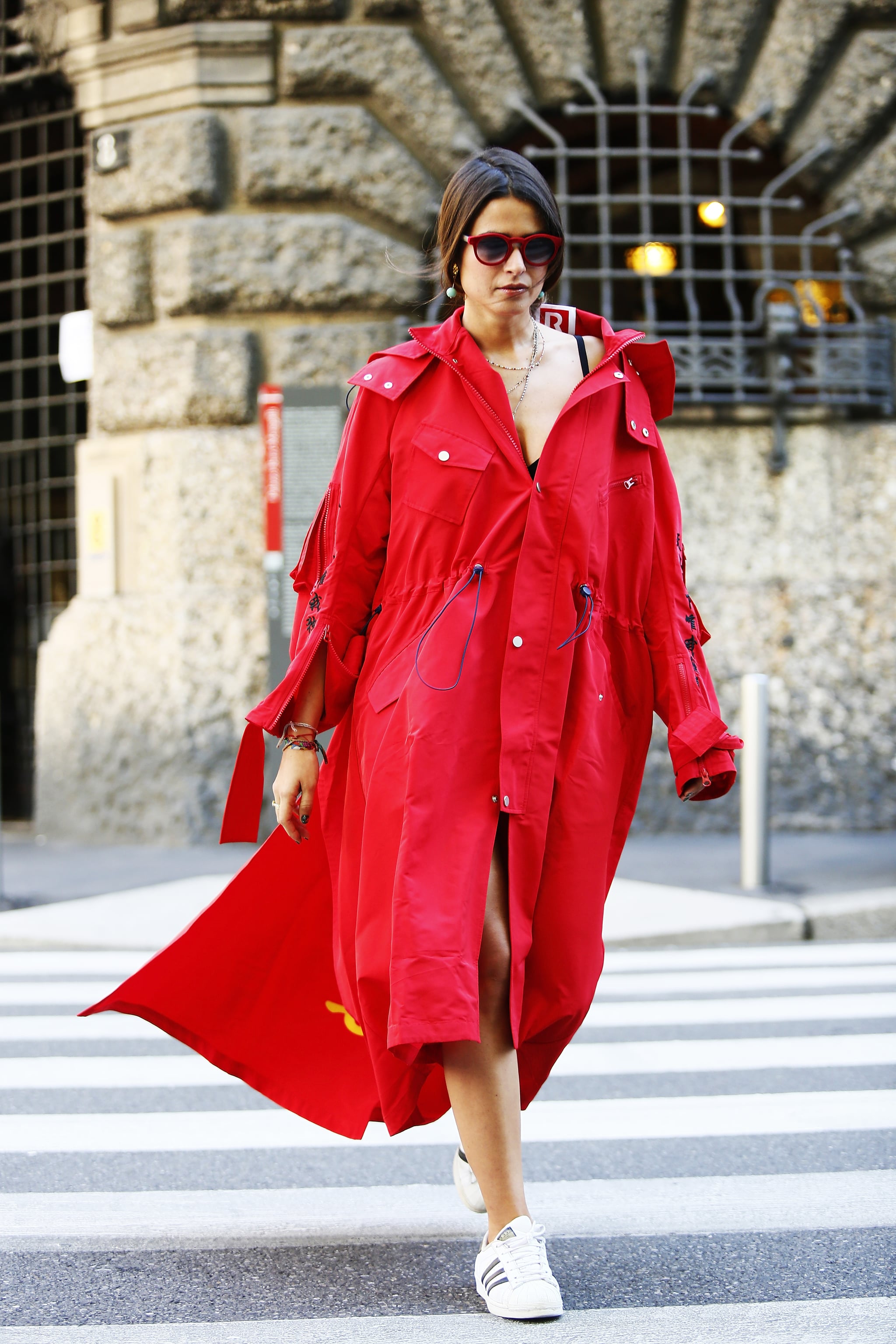 red adidas shoes outfit