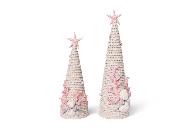 HomeGoods Underwater Themed Decorative Trees With Coral & Shell Accents ($13, $17)