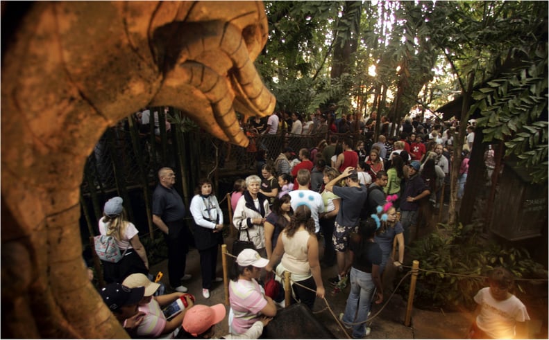 Breaking the rules in line for Indiana Jones results in a fun surprise.