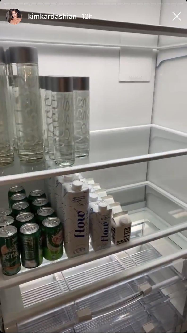 In This Refrigerator, Kim Ditched Her Plastic Water Bottles