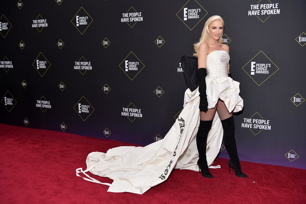 Gwen Stefani's White Vera Wang Dress Says "Fashion Icon"