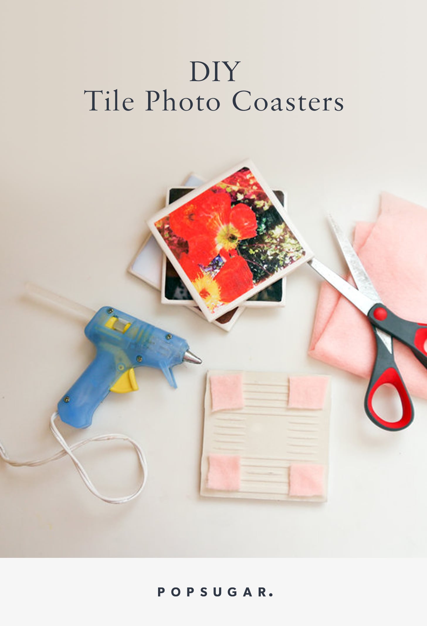 Diy Tile Photo Coasters Popsugar Smart Living