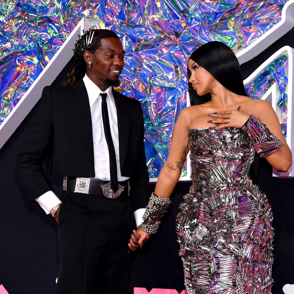 Cardi B and Offset Make a Glittery, PDA-Filled Entrance at the MTV VMAs