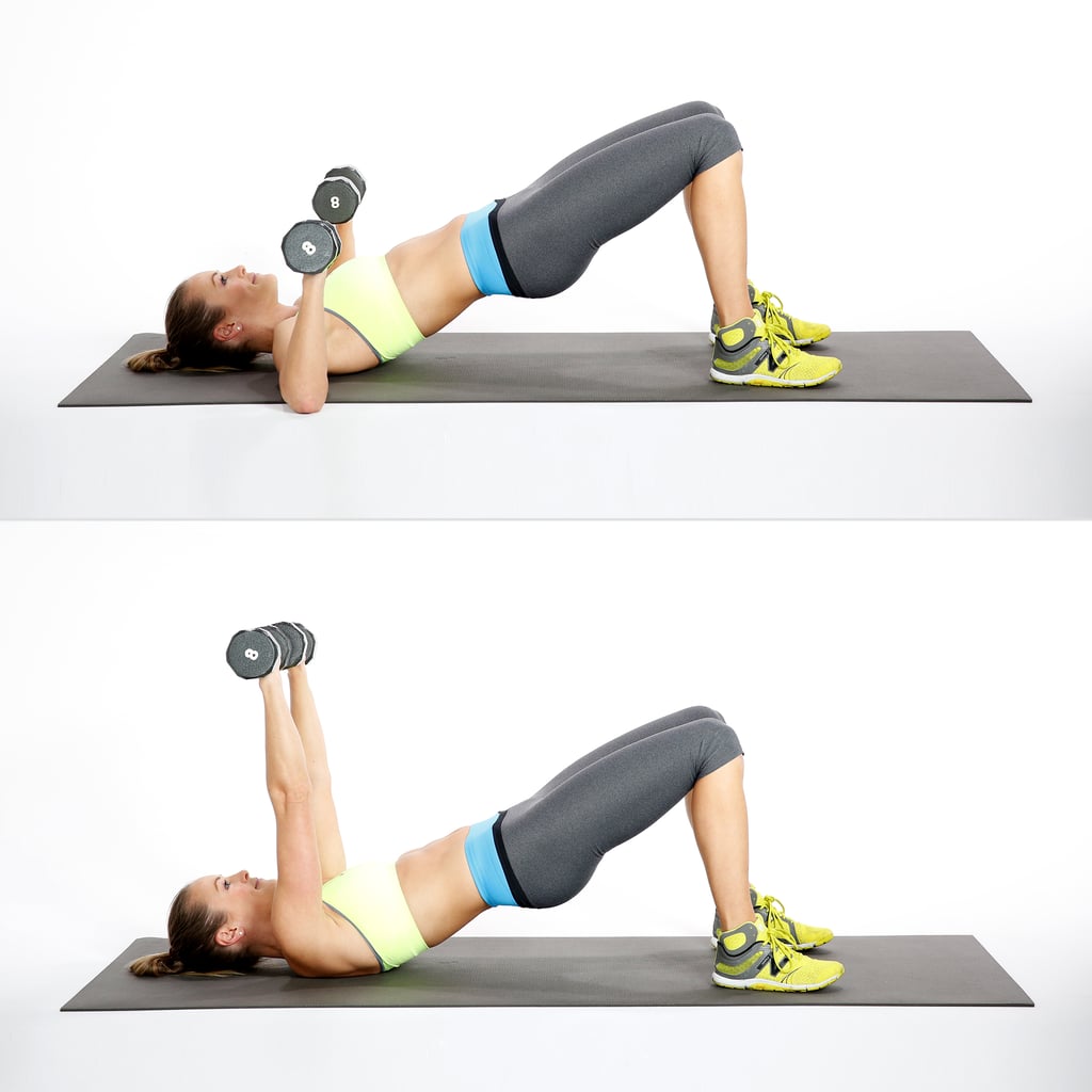 Circuit Three: Bridge With Chest Press