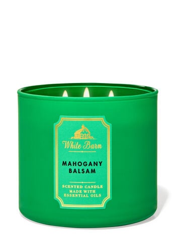 Mahogany Balsam Three-Wick Candle