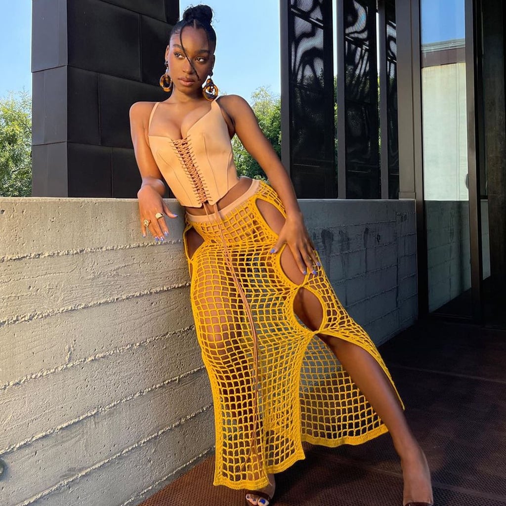 The yellow skirt instagram hotsell