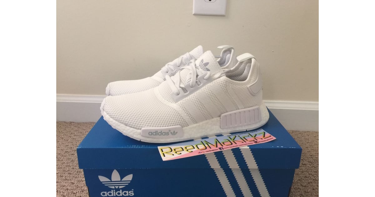 nmd triple white mesh