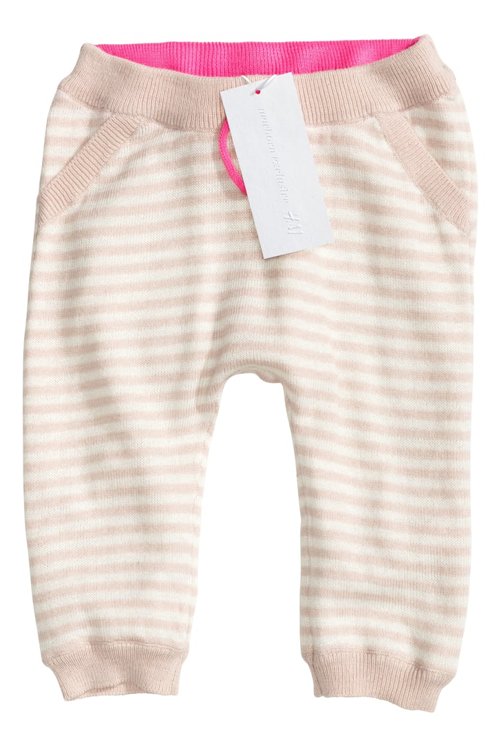 FineKnit Pants in Light Pink (18) H&M Newborn Clothes POPSUGAR