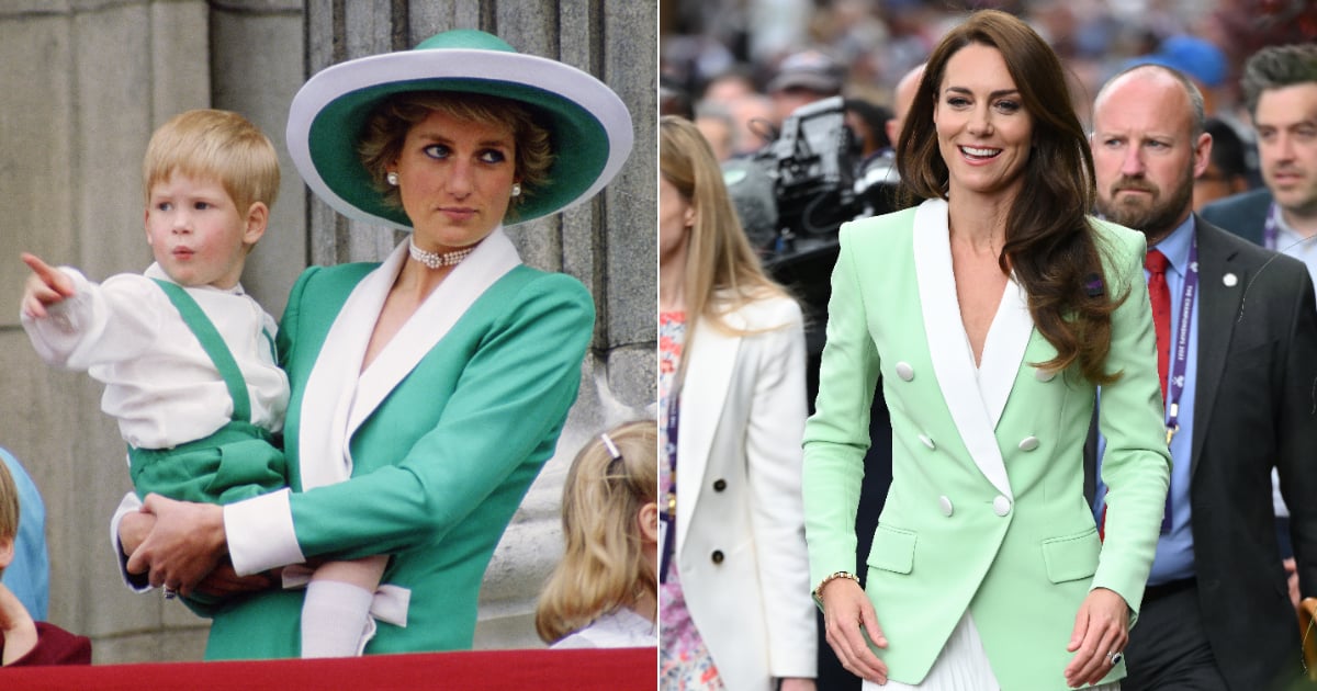 Kate Middleton and Princess Diana’s Similar Style
