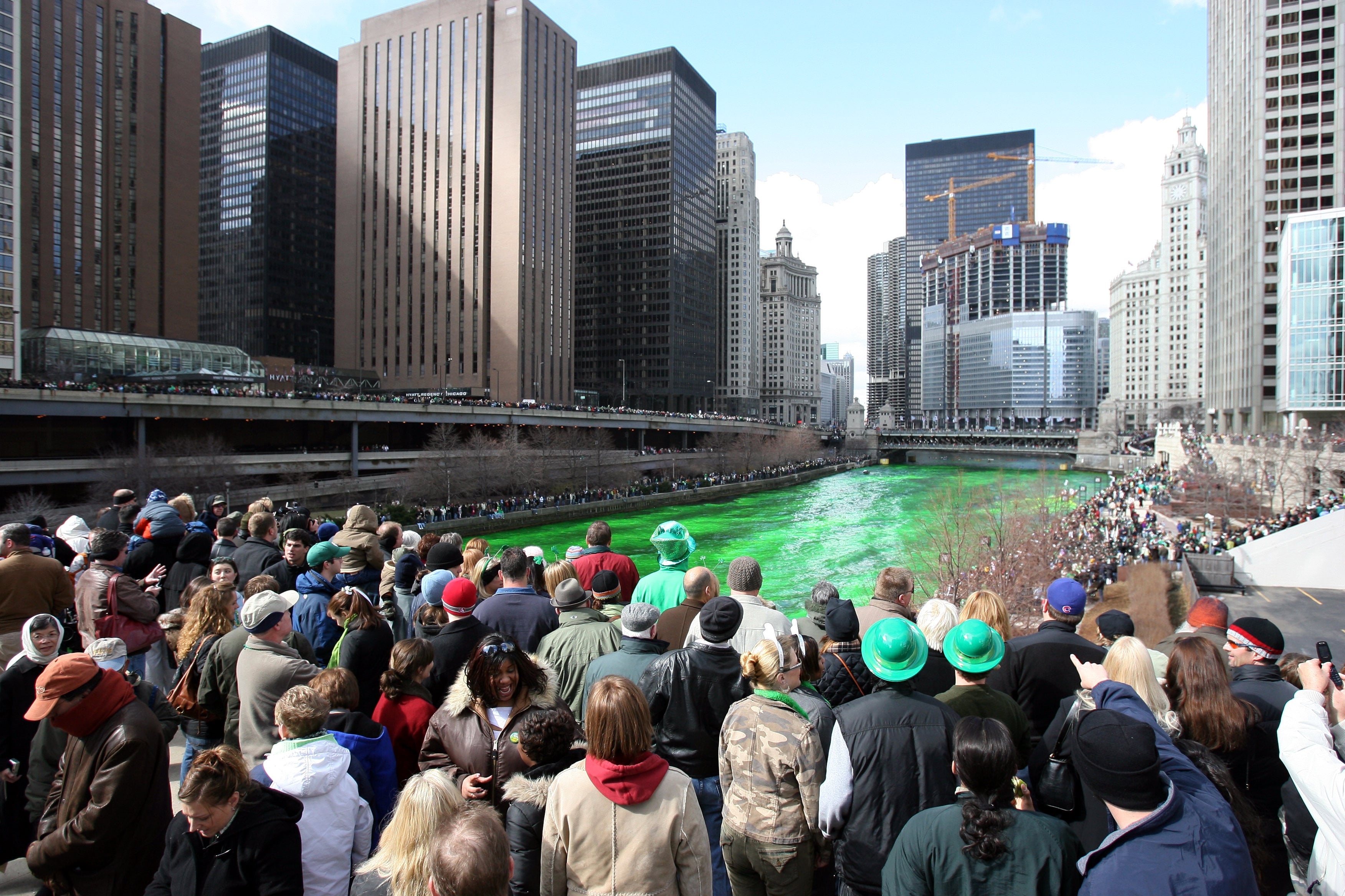 St. Patrick's Day in Chicago, Pictures