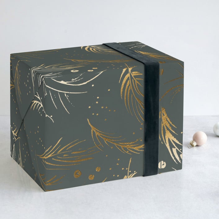 Minted Luxe Branches Wrapping Paper The Best Wrapping Paper 2020