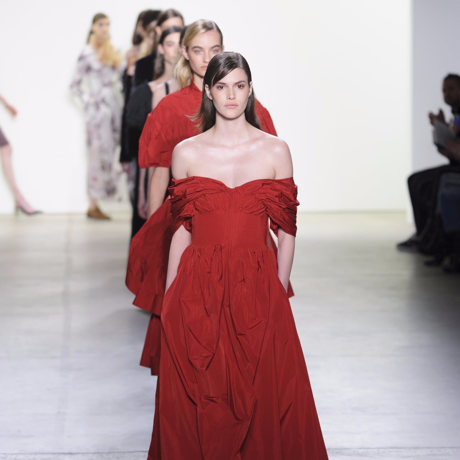 brock collection red dress