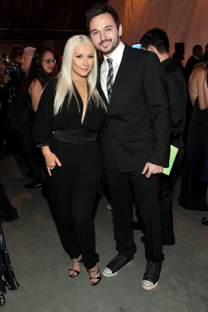 Pictured: Christina Aguilera and Matthew Rutler
