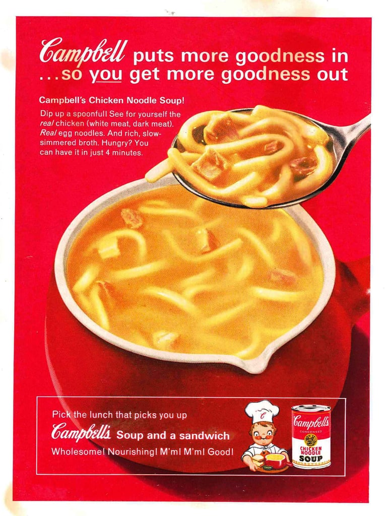1962 | Campbell's Chicken Noodle Soup Vintage Ads | POPSUGAR Food Photo 11