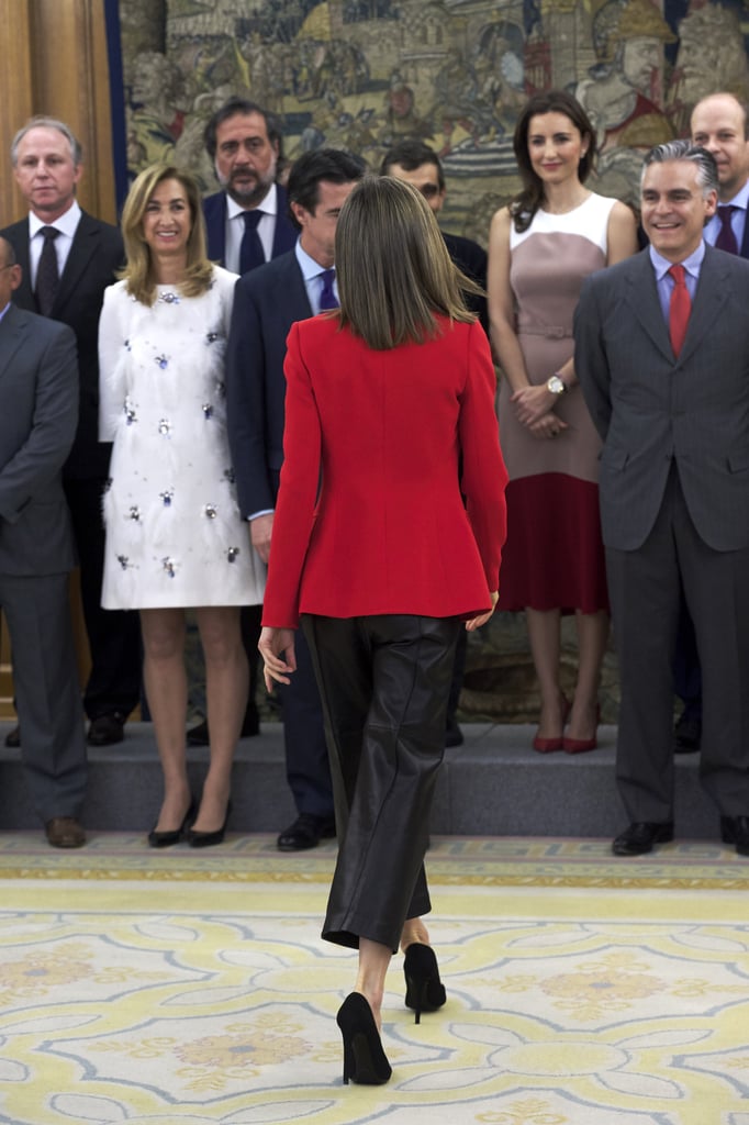 Queen Letizia Wearing Culottes Spring 2016